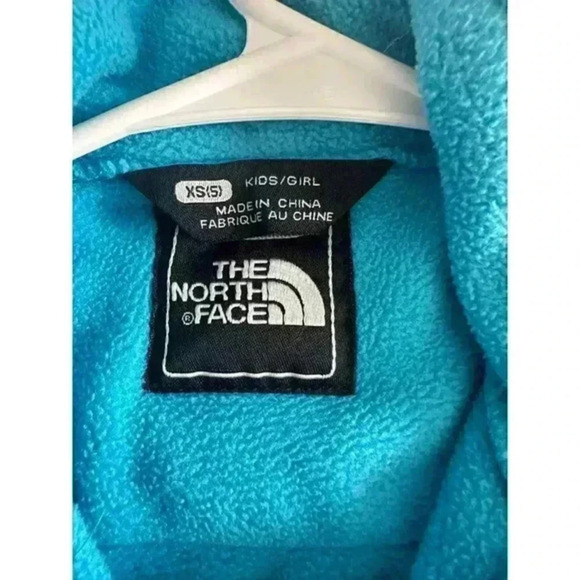 The North‎ Face Girls Youth XS 5 Zip Jacket Blue Fleece Polartec Full Zip - Picture 4 of 4